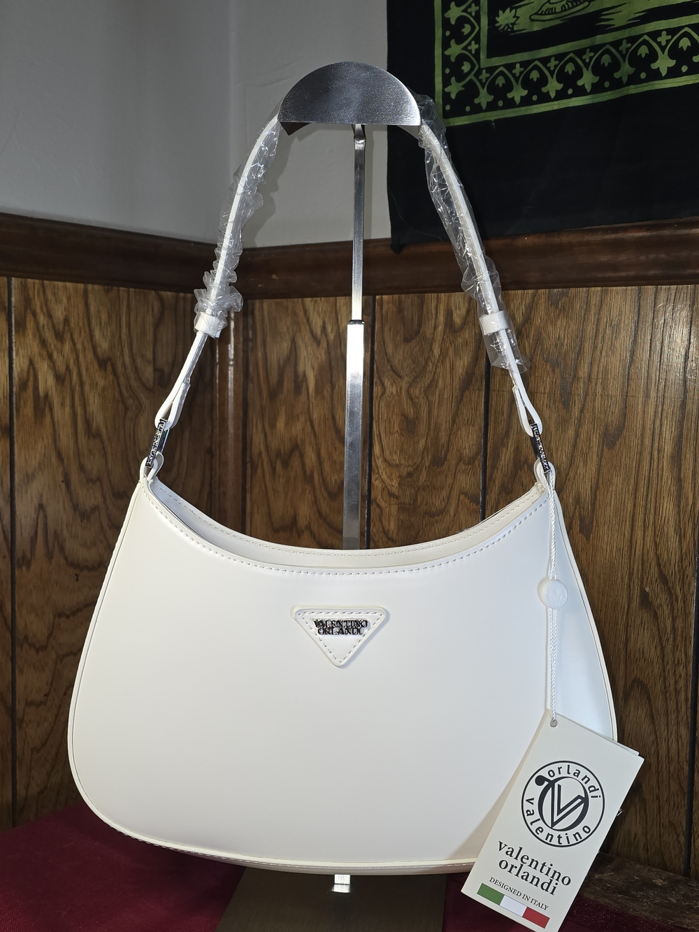 Valentino Orlandi White Shoulder Bag